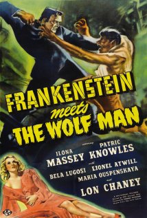 Frankenstein Meets the Wolf Man Poster