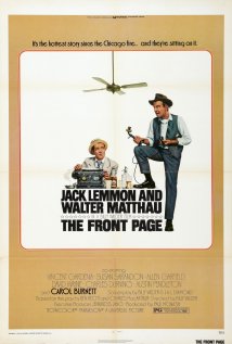 The Front Page Poster